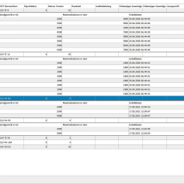 fhalcon<sup>®</sup> dispose master data: Fahrzeugliste