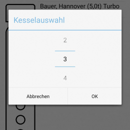 fhalcon<sup>®</sup> dispose telematic app: Auftragsstart und Kesselbelegung