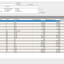 fhalcon<sup>®</sup> export inventory: cell stock input