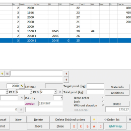 fhalcon<sup>®</sup> production plannung: production planning